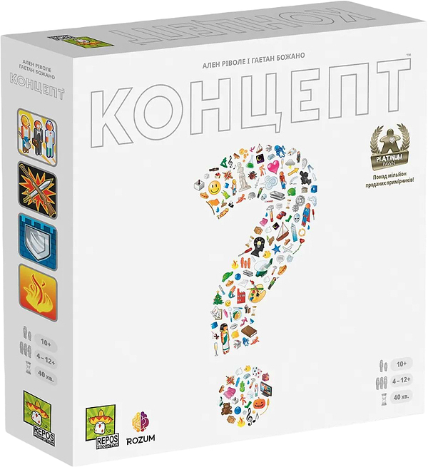 Фото - Настольная игра (8+) Rozum Концепт (R001UA) Фото - Настольная игра (8+) Rozum Концепт (R001UA)