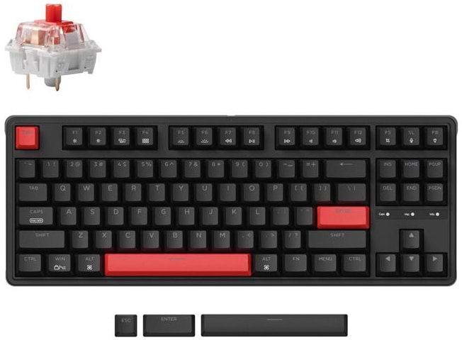 Купити Клавіатура дротова ігрова Keychron C3 Pro V2 (C3PX-H3-UA) Black - Фото 1 Клавіатура дротова ігрова Keychron C3 Pro V2 (C3PX-H3-UA) Black - Фото 1