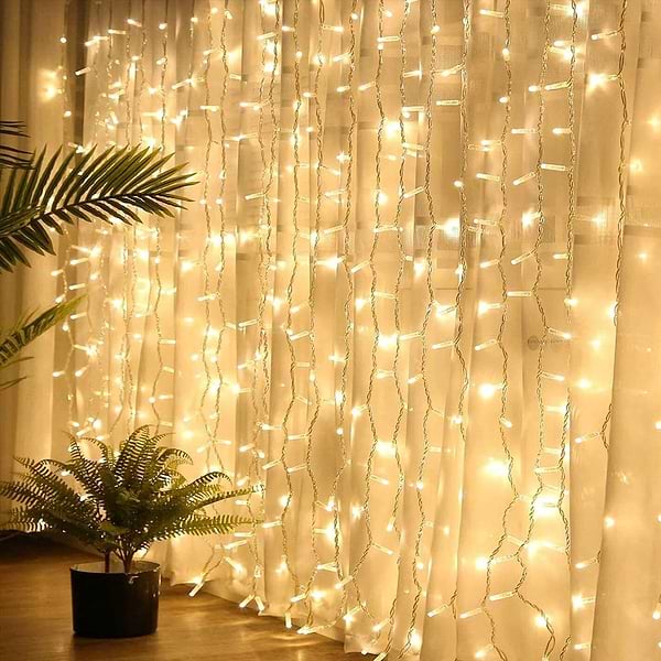 Фото - Гирлянда-штора Colorway 3x3м 300LED теплый цвет USB (CW-GW-300L33U)