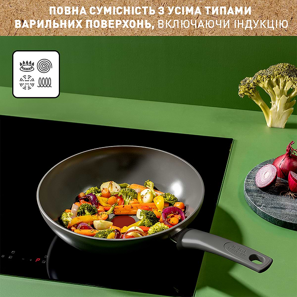 Фото - Сковорода ВОК Tefal C4261943 Renewal 28 см