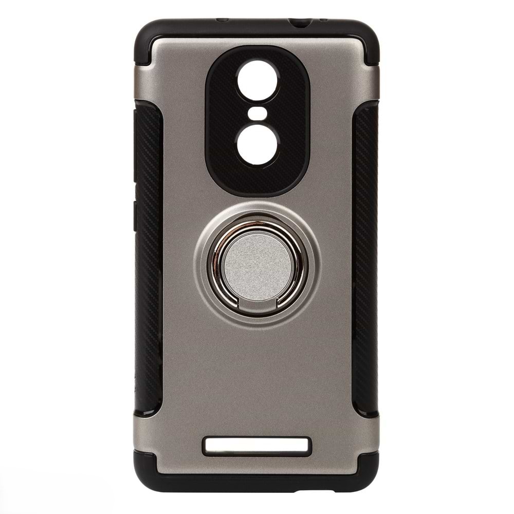 Чехол для смартфона BeCover Magnetic Ring Stand for Xiaomi Redmi Note 3 Gray (701918) - Фото 1