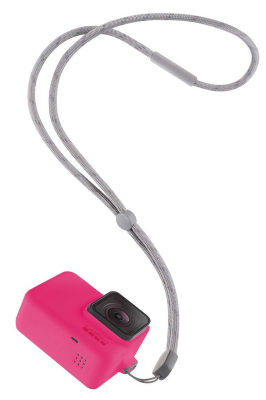 Фото - Чохол для екшн-камери GoPro Sleeve&Lanyard Electric Pink (ACSST-011)