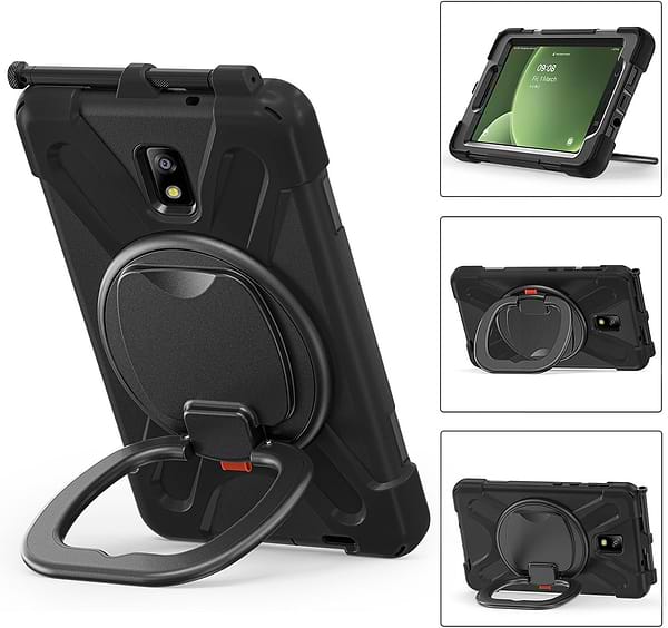 Фото - Чохол для планшета BeCover Heavy Duty Case With Stand Holder for Samsung Galaxy Tab Active 3 SM-T570/SM-T575/SM-T577 8" Black (713450)