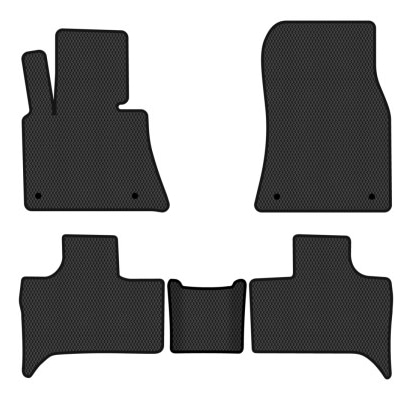 EVA коврики в салон авто EVAtech для X5 (E53) Restyling BMW 2003-2006 1 поколение SUV EUBM12222C5RBB