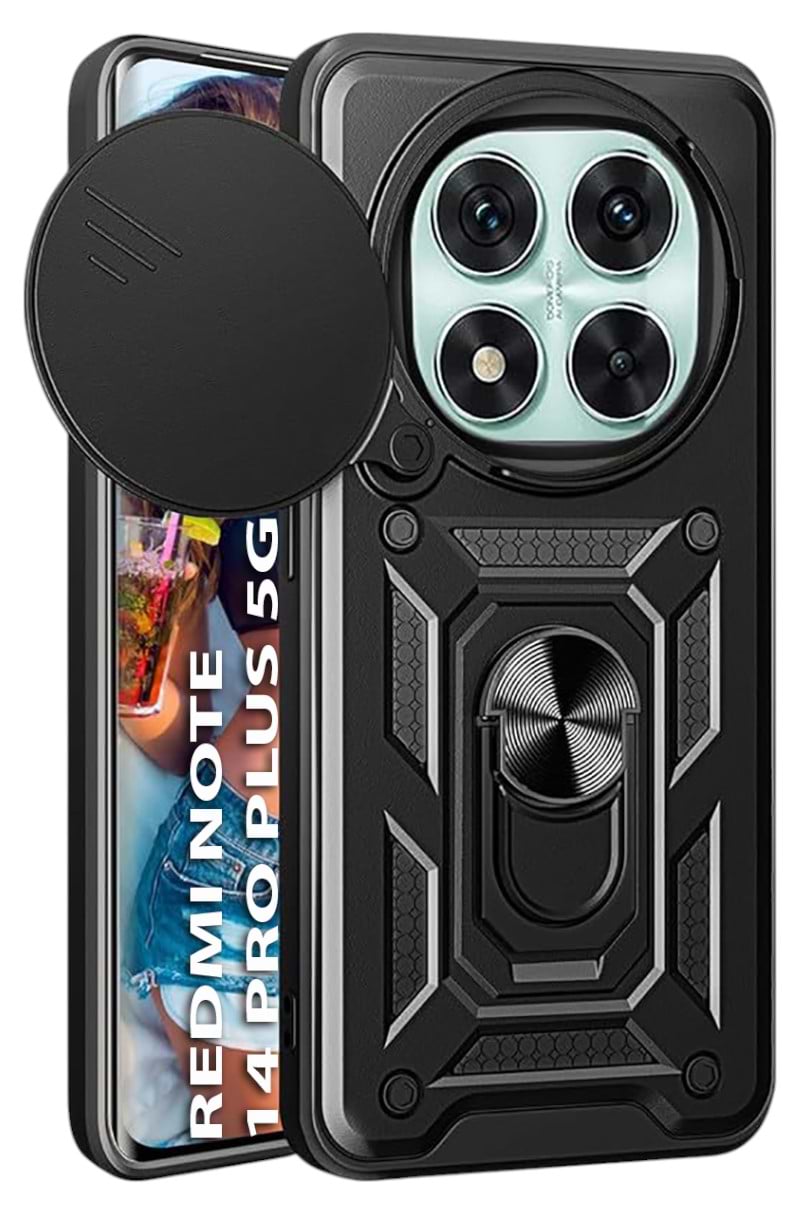 Чохол для смартфону BeCover Military for Xiaomi Redmi Note 14 Pro Plus 5G Black (712871) - Фото 1