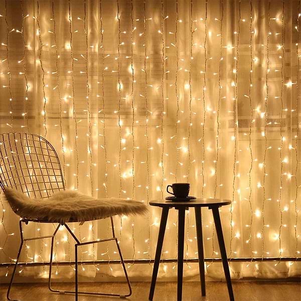 Фото - Гирлянда-штора Colorway 3x3м 300LED теплый цвет USB (CW-GW-300L33U)