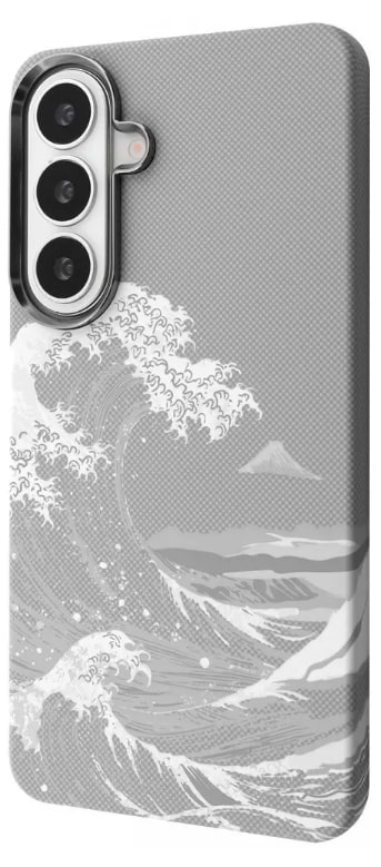 Чохол для смартфону Proove Gleam Case with Magnetic Ring Samsung Galaxy S26 white waves (70949)
