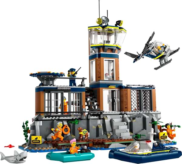 Фото - Конструктор LEGO City Поліцейський острів-в'язниця (60419)