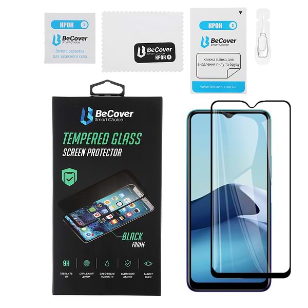Фото - Захисне скло для смартфону BeCover Vivo Y20 Black (706485)