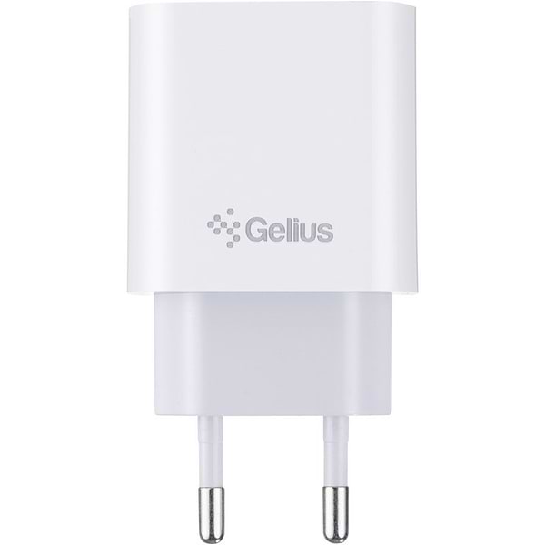 Фото - Сетевое зарядное устройство Gelius Merge GP-HC060 GAN USB+Type-C 35W (QC/PD/PPS) White (00000099403)