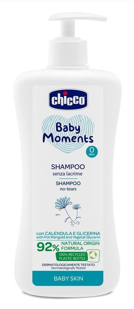 Шампунь для дітей Chicco Без Сліз Baby Moments 500 мл (10585.00) - Фото 1