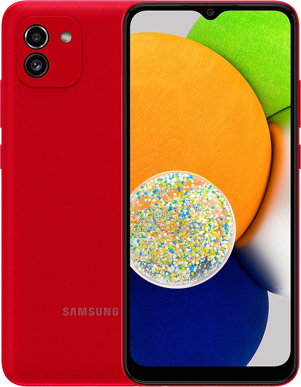 Фото - Смартфон Samsung Galaxy A03 3/32Gb Red (SM-A035FZRDSEK)