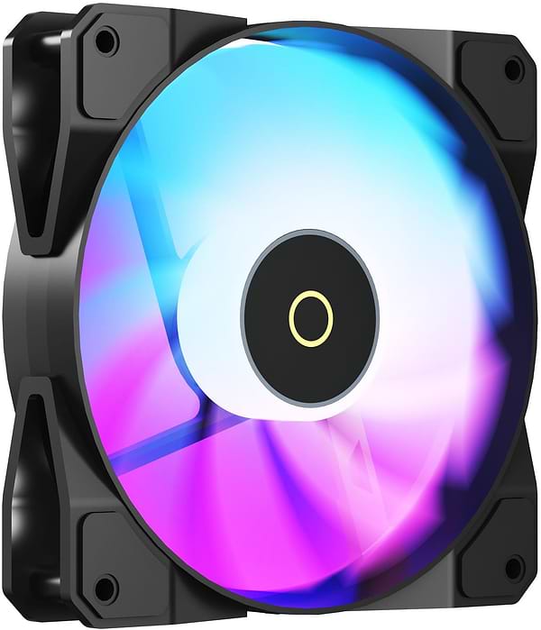 Фото - Корпусный вентилятор OCYPUS 120MM BETA F12 BK ARGB REVERSE BLADE (BETA-F12-BK1AM01X-GL)
