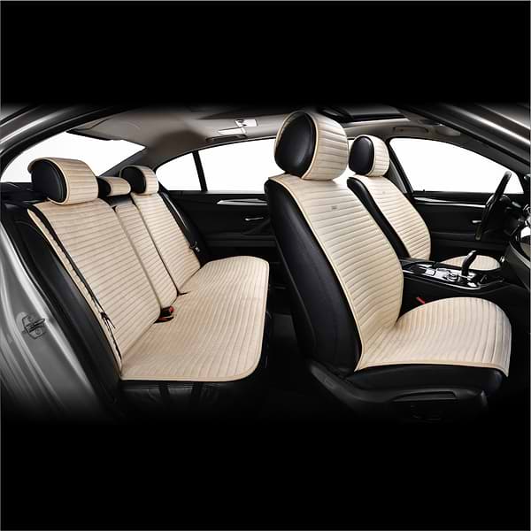 Фото - Комплект накидок на сиденье автомобиля Beltex Barcelona biege (BX83500)