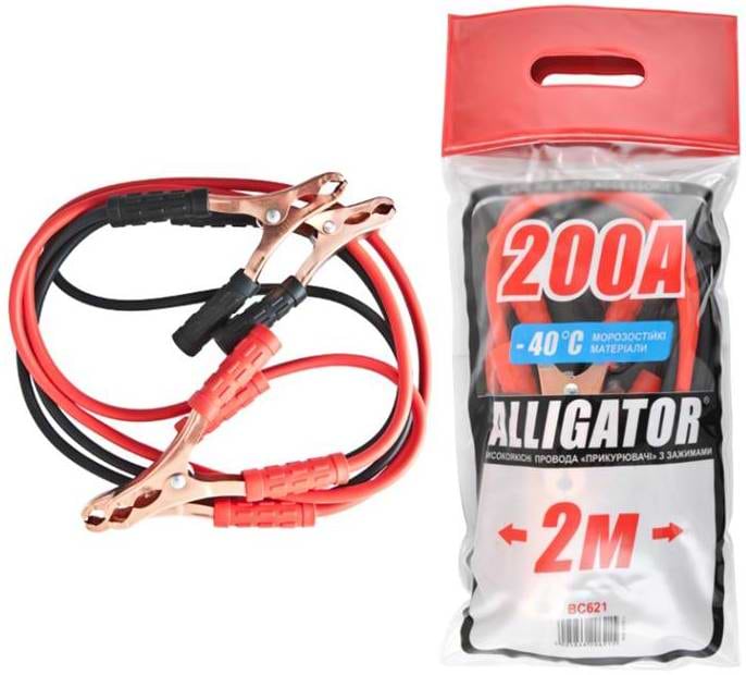 Стартовий дріт ALLIGATOR 200А 2м (BC621)