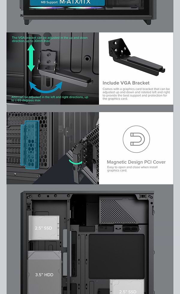Фото - Уцінка - Корпус Gamemax F36 BK