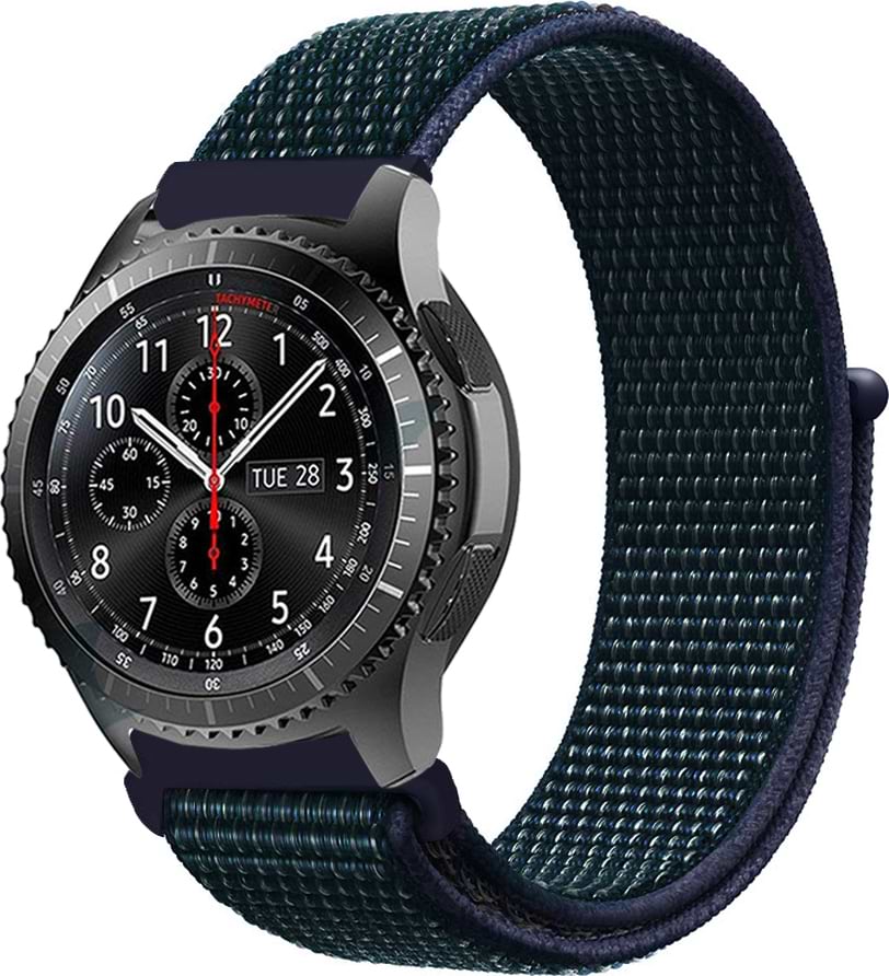 Ремешок для смарт-часов BeCover Nylon Style for Samsung Galaxy Watch 46mm/Watch 3 45mm/Gear S3 Classic/Gear S3 Frontier Blue-Green (705868)