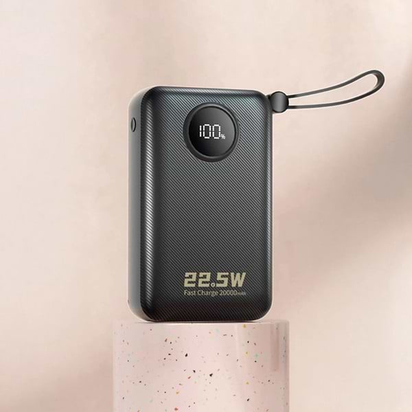 Фото - Батарея мобильная Dudao 20000mAh K14+ 22.5W Black (6977196680016)