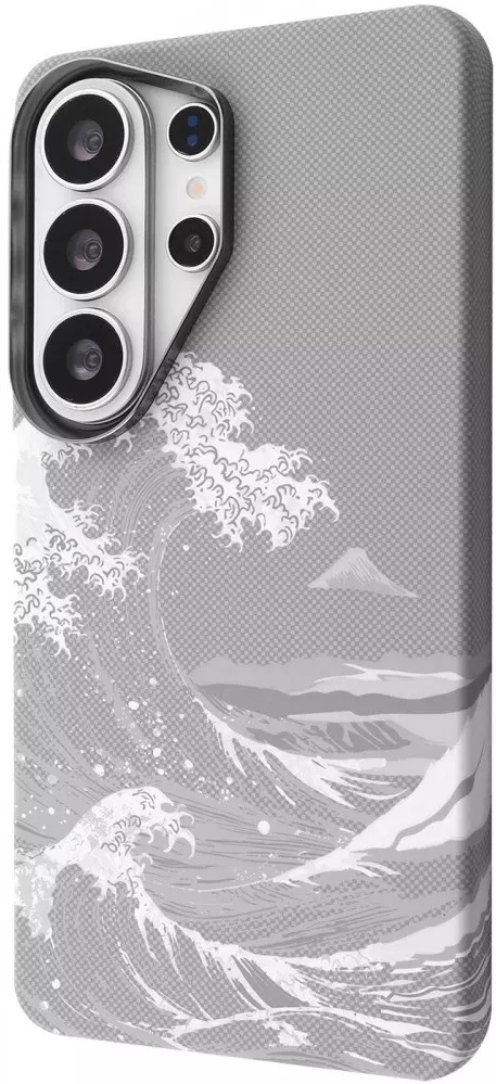 Чохол для смартфону Proove Gleam Case with Magnetic Ring Samsung Galaxy S25 Ultra white waves (70948)