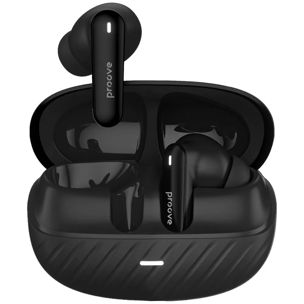 Наушники вкладыши беспроводные TWS Proove Blitz II TWS with Hybrid ANC (APP) black matte (TWBL2001AP19)