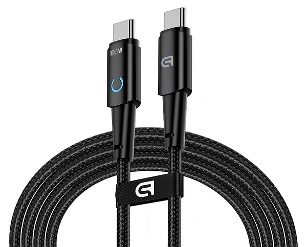 Фото - Кабель Armorstandart AT-C1 USB Type-C to USB Type-C 100W 1,2m Black (ARM75868)