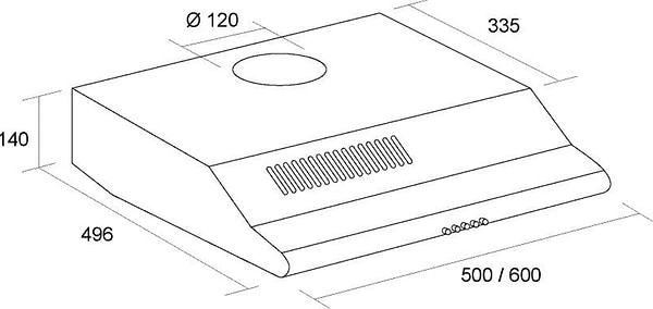 Фото - Вытяжка традиционная Borgio GIO (PL) 60 Black