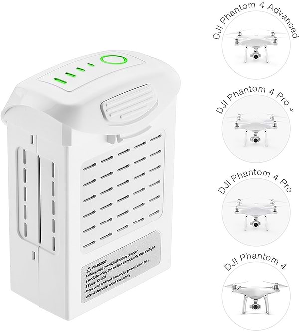 Фото - Уцінка - Акумулятор для квадрокоптера PowerPlant DJI Phantom 4 5350mAh (CB970292)