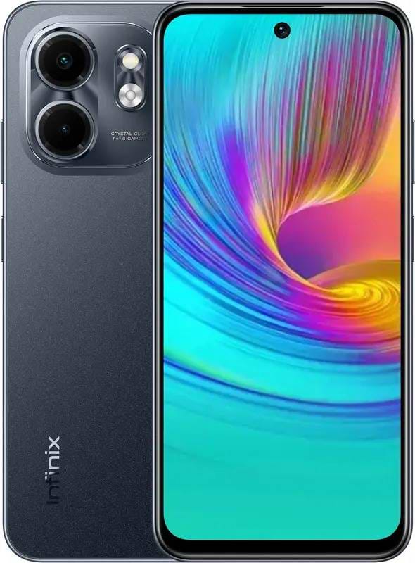 Смартфон Infinix Smart 9 3/64Gb Metallic Black X6532 - Фото 1