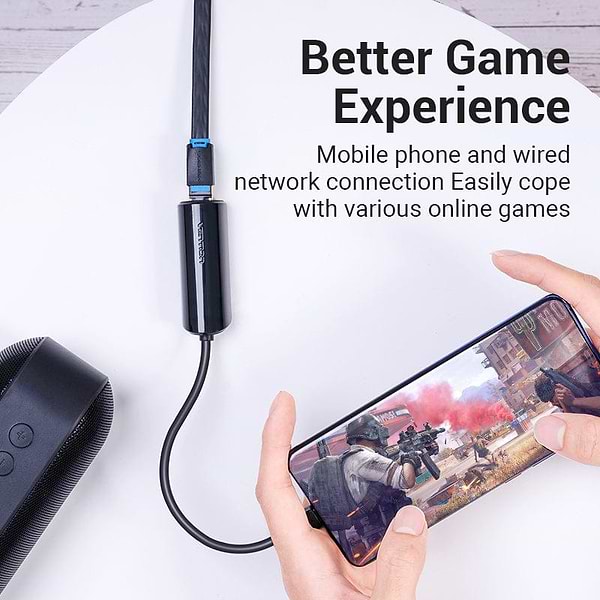 Фото - Переходник USB Type-C - RJ-45 Vention USB 3.1 Type-C - RJ45 (CFABB)