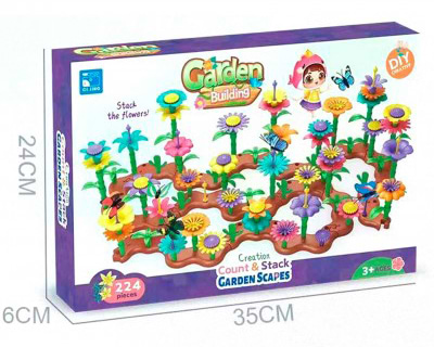 Фото - Пластиковий конструктор CI JING Квіти 224 ел. (CJ-2024)