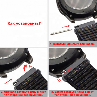 Фото - Ремешок для смарт-часов BeCover Nylon Style for Garmin Vivoactive 3/3 Music/Vivomove HR/Vivomove Blue (705860)