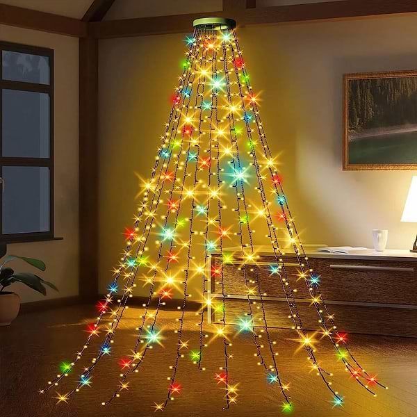 Фото - Гирлянда каскад Colorway LED 98 7x1.5м разноцветная USB (CW-G-98L71CUMC)