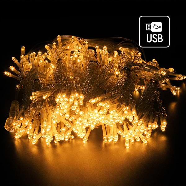 Фото - Гирлянда-штора Colorway 3x3м 300LED теплый цвет USB (CW-GW-300L33U)