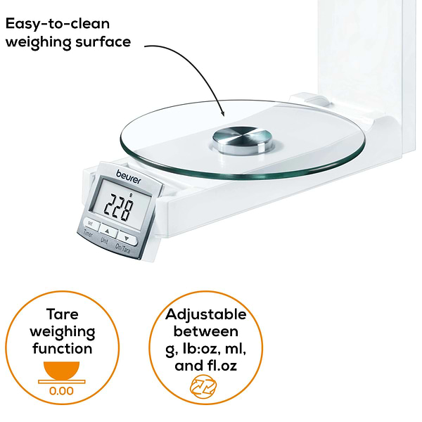 Фото - Уценка - Весы кухонные Beurer KS 52