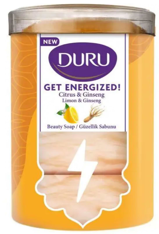 Мыло косметическое Duru Get Energized Аромат цитрусовых 90 г 4 шт. (8690506541569)