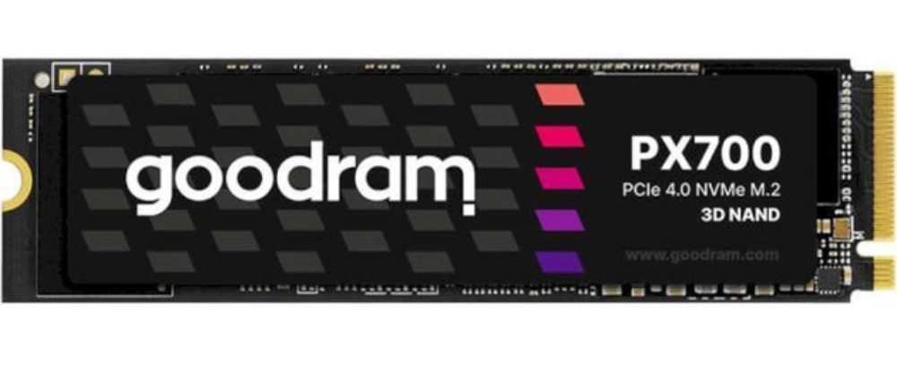 SSD-накопитель внутренний Goodram M.2 1TB PX700 NVMe PCIe 4.0 2280 (SSDPR-PX700-01T-80)