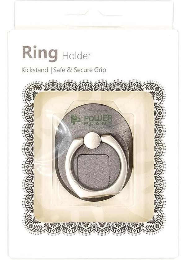 Фото - Держатель для мобильного устройства PowerPlant с кольцом Black (CA910311)