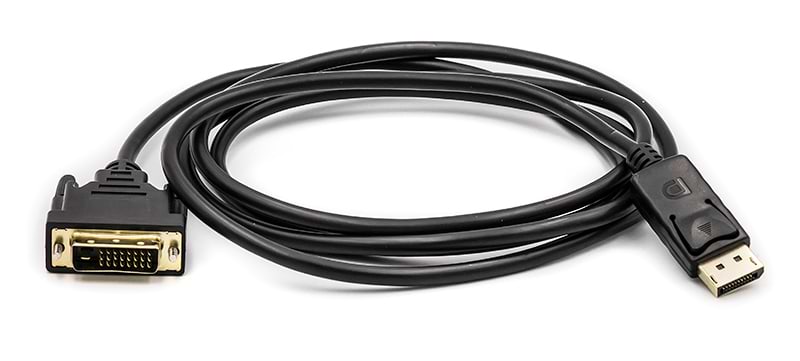 Кабель PowerPlant DisplayPort - DVI 1.8m (CA911158) - Фото 1