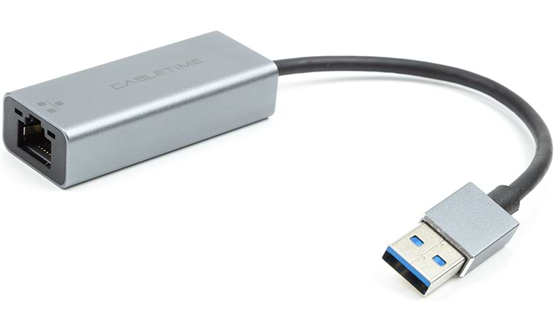 Перехідник USB-RJ-45 Cabletime USB 3.0 - RJ45 0.15m (CA913367)