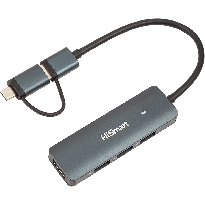 Хаб USB PowerPlant USB 3.0 - 4 x USB 3.0 (CA913466)