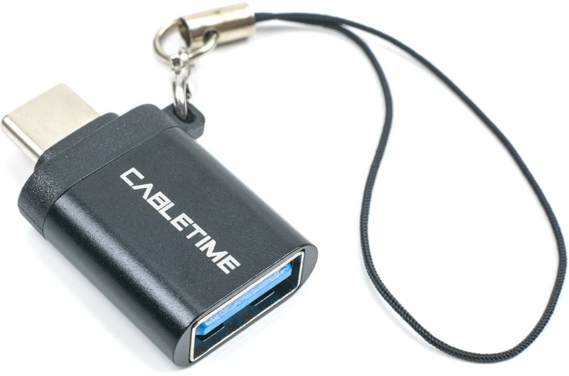 Перехідник Cabletime OTG USB 3.0 Type-C (M) - USB Type-A (F) (CA913688)