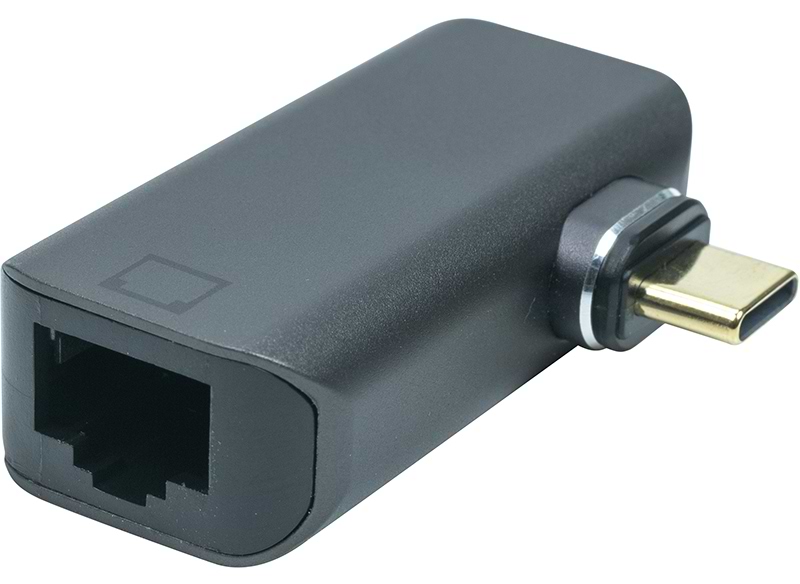 Перехідник PowerPlant Type-C - RJ-45 (CA914296)