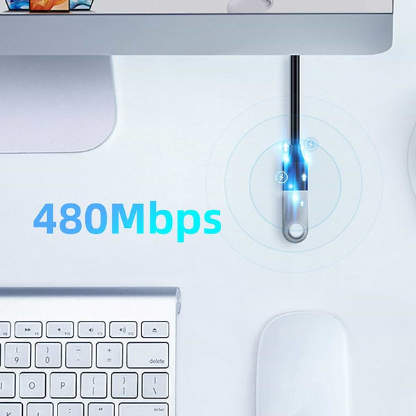 Фото - Кабель USB type A - USB type A Cabletime USB 2.0 AM - AF, 0.51m (CA14E)