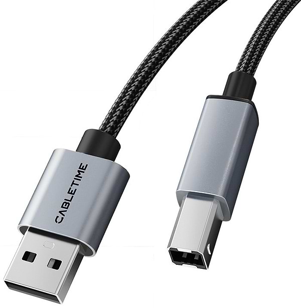 Фото - Кабель USB Type-A - USB Type-A Cabletime USB 2.0 AM - B Print 2m (CA15L)