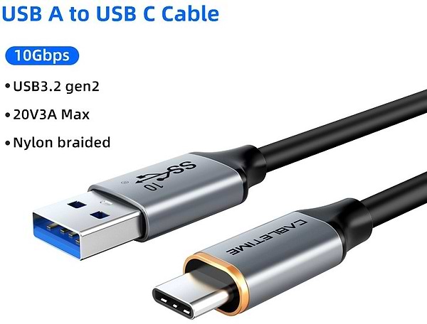 Фото - Кабель Cabletime USB 3.1 AM - Type-C, 1.5m (CA60J)