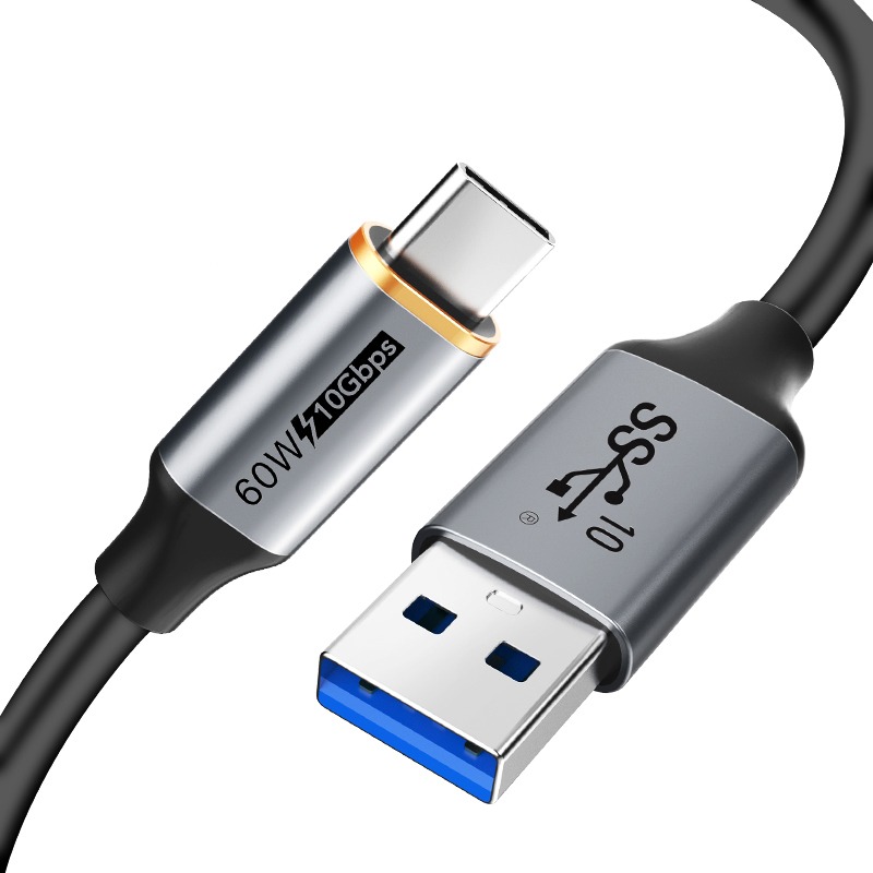 Кабель синхронізації даних Cabletime USB 3.1 AM - Type-C, 1.5m (CA60J)