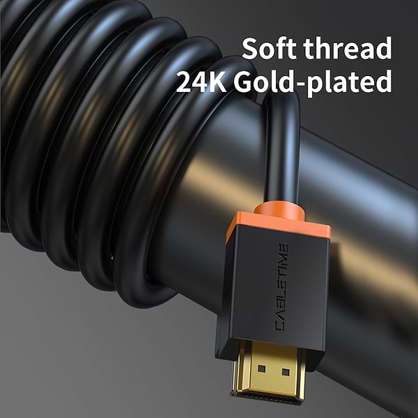 Фото - Кабель HDMI Cabletime HDMI - HDMI V 2.0 (M/M) 1m Black (CH23H)
