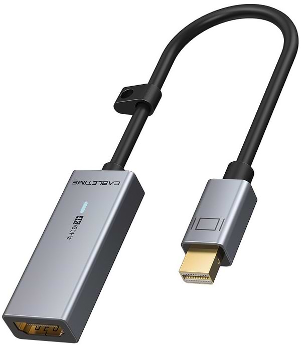 Фото - Кабель Cabletime mini DisplayPort (M) - HDMI (M), 4K/60Hz, 0.15m (CP26A)