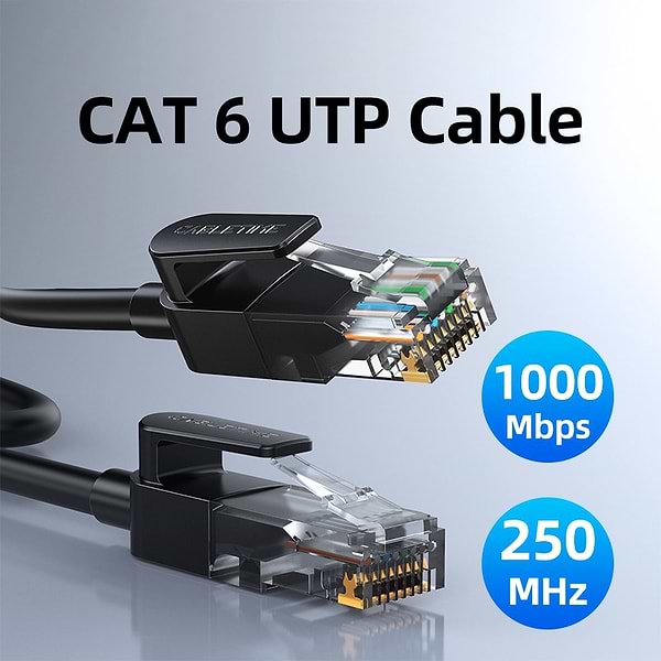 Фото - Кабель патч-корд Cabletime Cat6 UTP 15 м Black (CN60T)