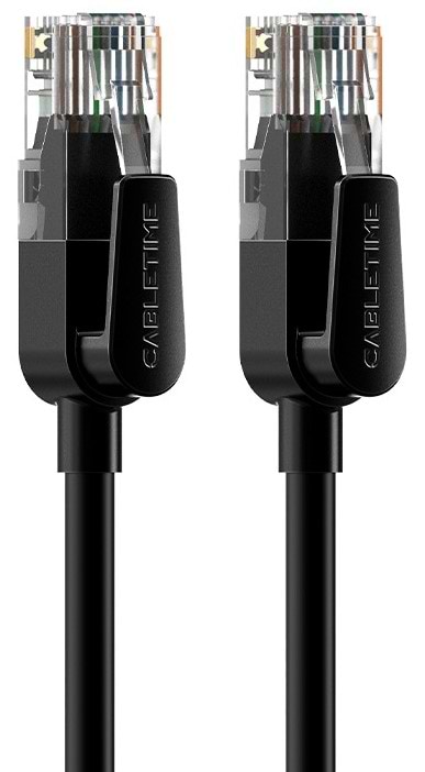 Кабель патч-корд Cabletime Cat6 UTP 5 м Black (CN60P) - Фото 1